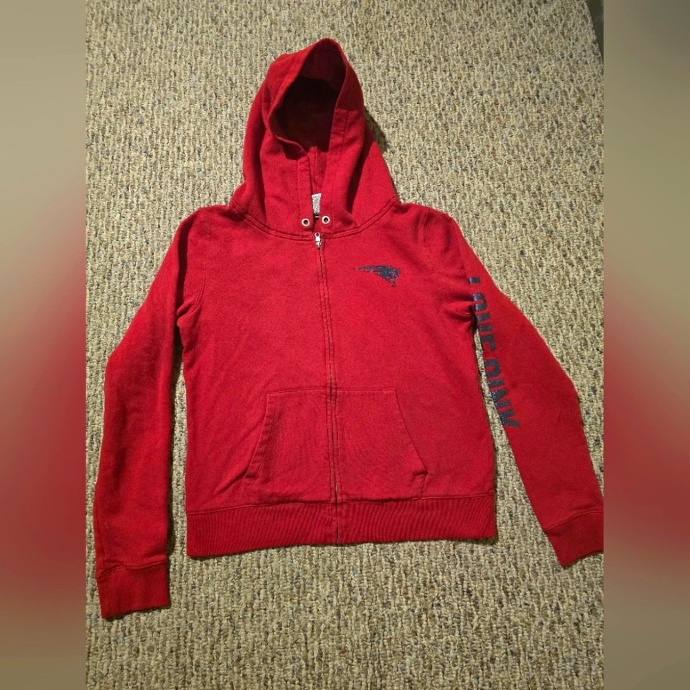 Victoria Secret PINK New England Patriots Bling Hoodie